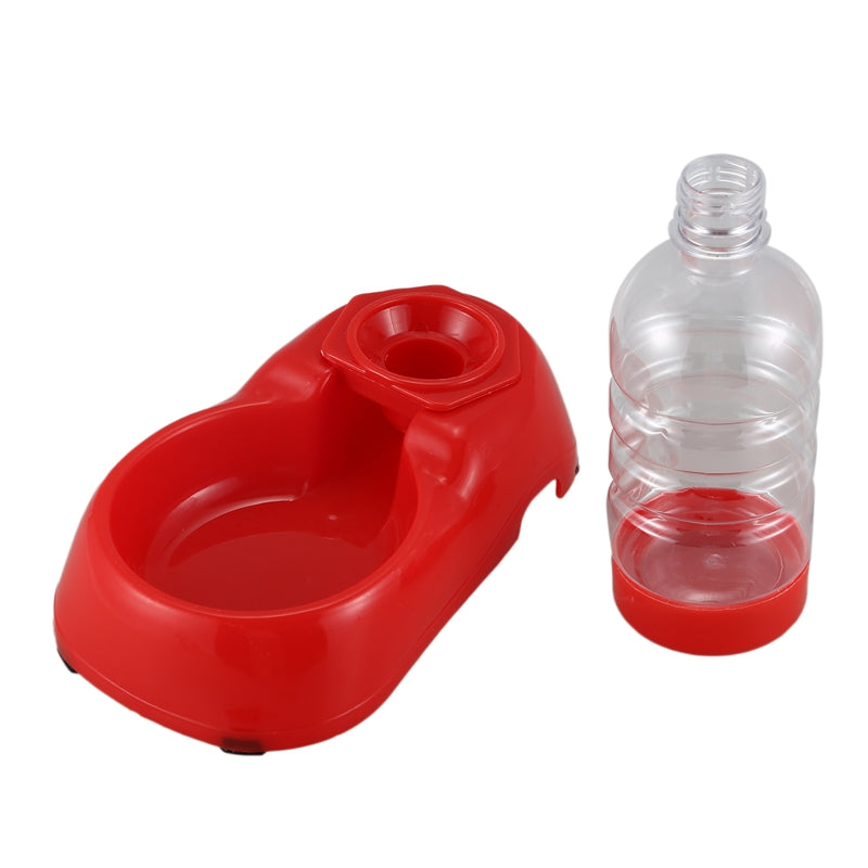 Pet Dog Puppy Cat Kitten Automatic Water Dispenser Food Dish Bowl Feeder Bo