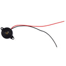 5 Pcs DC 3-24V 85dB Sound Electronic Buzzer Alarm Black 23 x 12mm K5S8