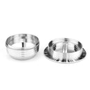 Stainless Steel Refillable Coffee Capsule Cup Reusable Coffee Pods w/ Pods Holder Spoon Brush for Vertuolline GCA1/Delonghi ENV135 Coffee Machine