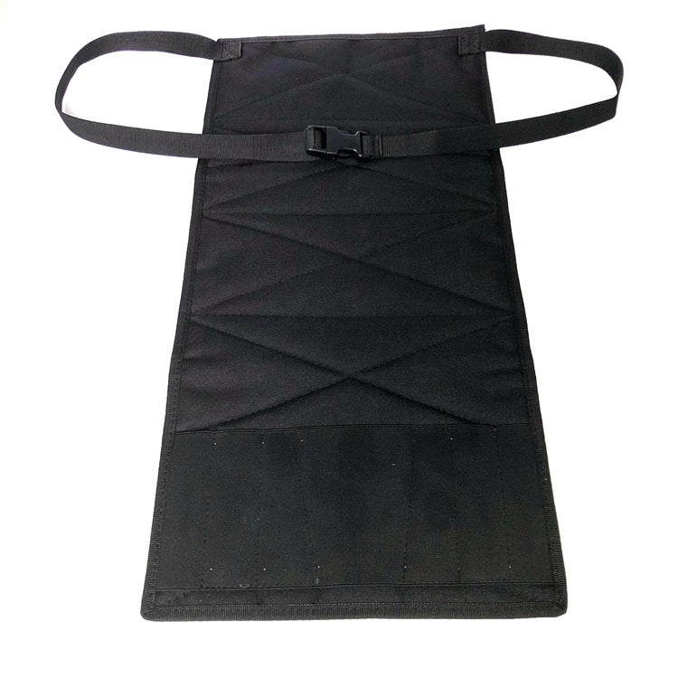 Nylon 61x30CM Outdoor Car Seat Tactical Bag Molle Car Seat Cushion Bag-Black