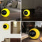 Loskii 098 Creative Moon Shape Electronic Alarm Clock LED Wake Up Night Light Weather Station Touch Control
