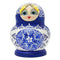 1 Set 10Pcs Russian Dolls Wooden Hand Painted Nesting Babushka Matryoshka Present Gift