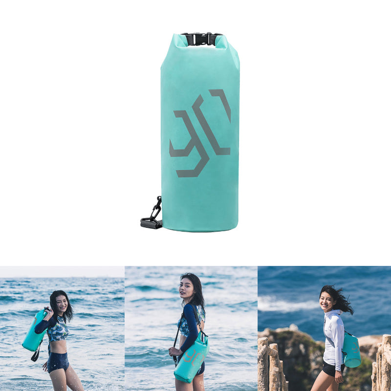 90FUN 10L Outdoor Portable Folding Waterproof Bag Dry Sack Shoulder Messenger Pack Storage Pouch from xiaomi youpin