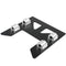Black/Silver Aluminum Y Carriage Hot Bed Support Plate with Slider for 3D Printer