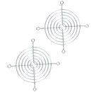 2 x Metal Wire Finger Guard Protection Grid 90 mm PC Fan Cooler U6L1