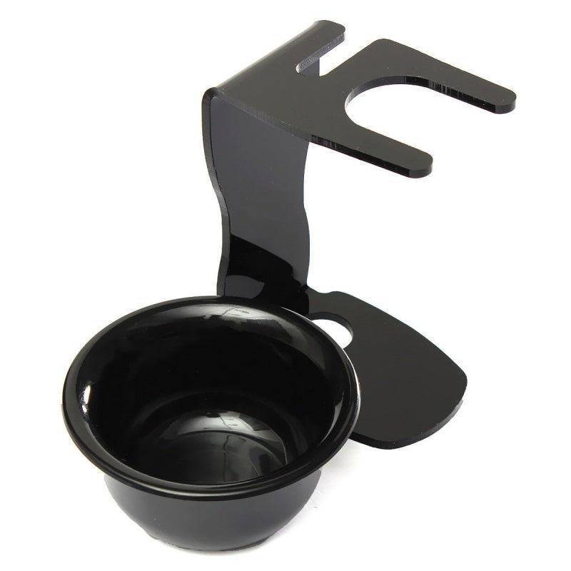 Universal Black Acrylic Shaving Brush Razor Stand Holder Set & Mug/Cup/Bowl A6U2