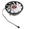 120x120x25mm 12VDC LED Fan CPU Cooler Cooling Fan for Intel775/1155/1151 amd downforce