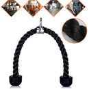 70cm Bicep Tricep Training Pulldown Rope Cable Fitness Rope Gym Muscle Training Exercise Tools