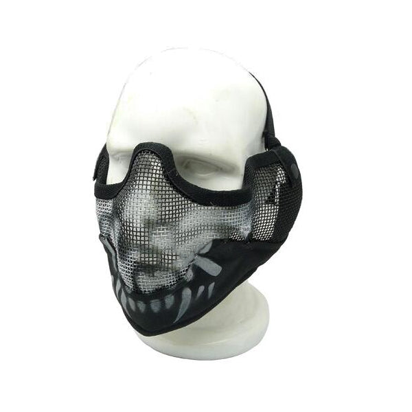 WoSporT MA-10 CS Protective Half Face Mask Fencing Tactical War Game Airsoft Outdooors