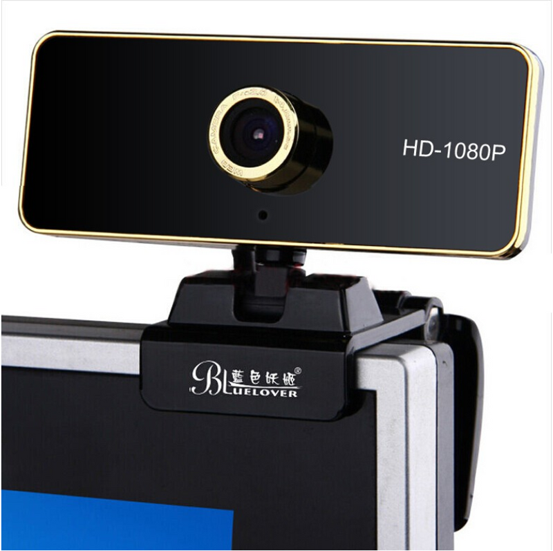 USB Laptop Webcam 12million Pixels 1080P HD Resolution With Microphone For Notebook