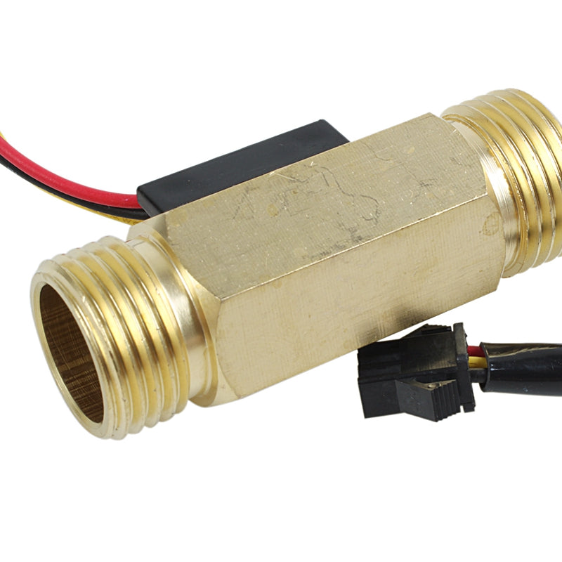 1/2PT Water Flow Sensor Switch Control Meter Flowmeter 1.5-30L/min N4X6
