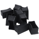 Rubber Chair Table Foot Cover Furniture Leg Protectors 25x50mm 10 Pcs K8I3
