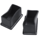 Rubber Chair Table Foot Cover Furniture Leg Protectors 25x50mm 10 Pcs K8I3