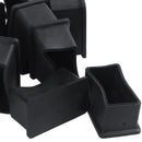 Rubber Chair Table Foot Cover Furniture Leg Protectors 25x50mm 10 Pcs K8I3