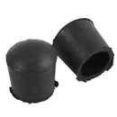 Rubber Furniture Crutch Feet Stool Chair Leg Tips Pads 100Pcs Black H9F2