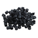 Rubber Furniture Crutch Feet Stool Chair Leg Tips Pads 100Pcs Black H9F2