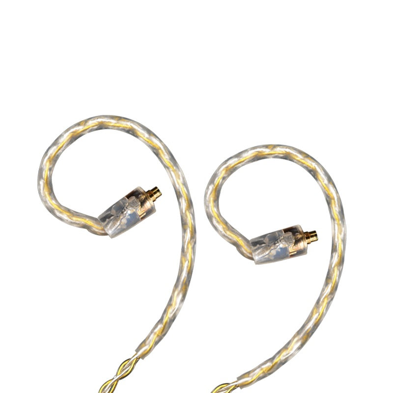 KZ Earphone Gold Silver Mixed Plated Upgrade Cable Headphones Wire for ZSN ZS10 Pro AS10 AS06 ZST ES4 ZSN Pro BA10