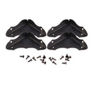 Metal Table Retro Style Corner Covers Protector 40mmx40mm 4 Pcs Bronze D7V6