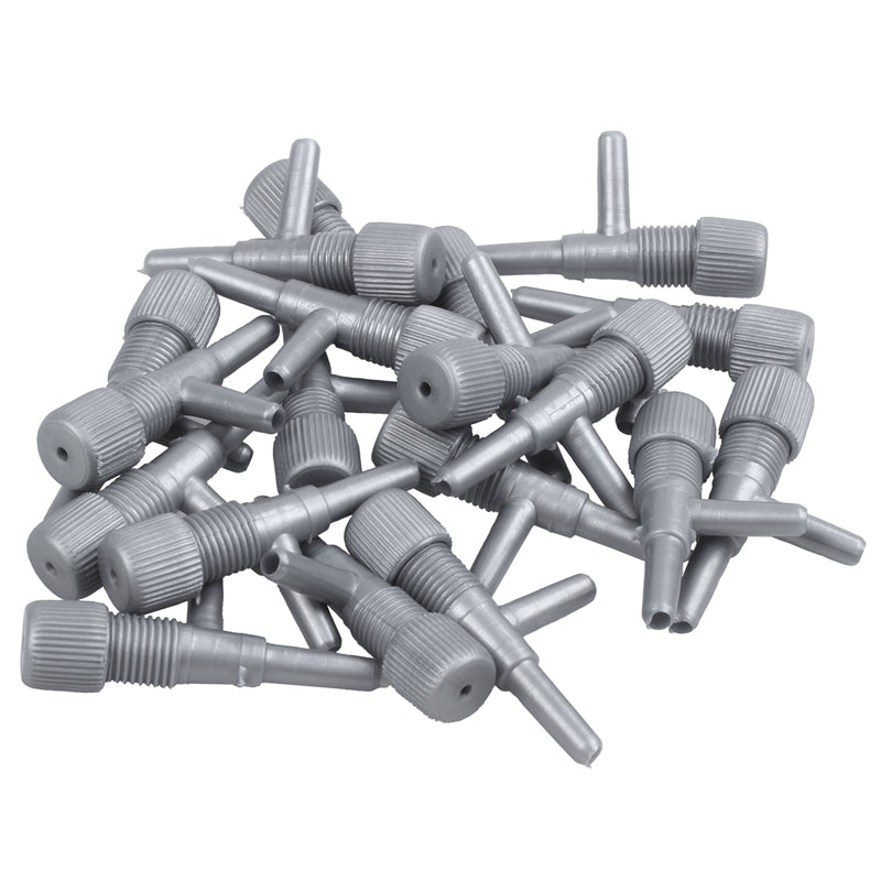 Aquarium Fish Oxygen Air Line Tubing Flow Control Valve 20 Pcs Gray B5C2