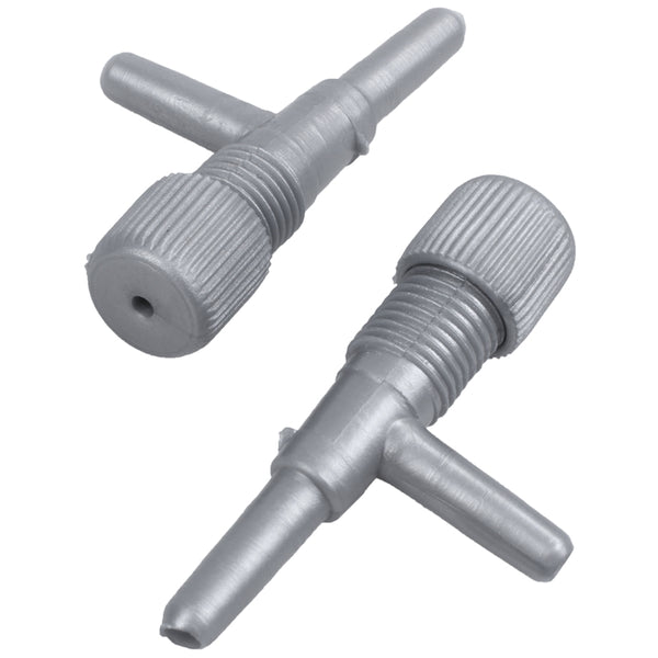 Aquarium Fish Oxygen Air Line Tubing Flow Control Valve 20 Pcs Gray B5C2