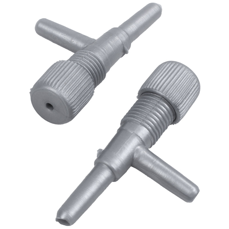 Aquarium Fish Oxygen Air Line Tubing Flow Control Valve 20 Pcs Gray B5C2