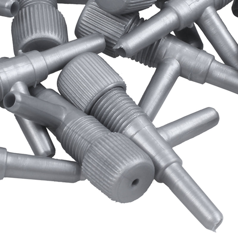 Aquarium Fish Oxygen Air Line Tubing Flow Control Valve 20 Pcs Gray B5C2