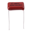 10 Pcs CBB22 630V 0.1uF 104J Radial Lead Metallized Film Capacitors I1F7