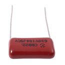 10 Pcs CBB22 630V 0.1uF 104J Radial Lead Metallized Film Capacitors I1F7