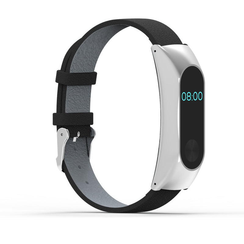 Replacement Leather Bracelet Wristband Wrist Strap for Xiaomi MiBand 2 Wrist Strap