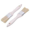 Furniture Painting 1.5" Wide Bristle Hair Wooden Handle Paint Brushes 5 Pcs