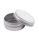 20 x Empty Cosmetics Pot Lip Balm Aluminum Jar Container Screw Cap 15ml