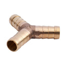 5 Pcs Brass Y-Shape 3 Ways Hose Barb Fitting Adapter Coupling for 10mm Tube M2C8