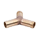 5 Pcs Brass Y-Shape 3 Ways Hose Barb Fitting Adapter Coupling for 10mm Tube M2C8
