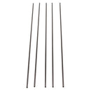 5pcs Black 4mm Diameter x 500mm Carbon Fiber Rods For Sand Table RC Airplane