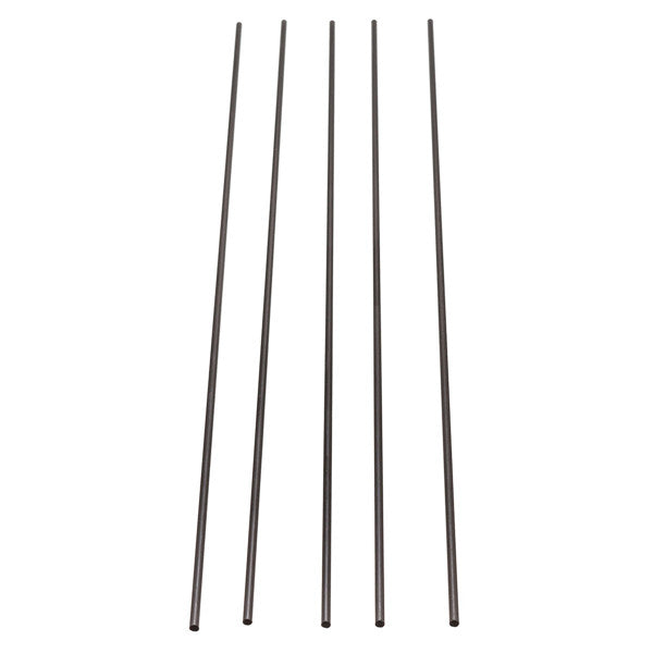 5pcs Black 4mm Diameter x 500mm Carbon Fiber Rods For Sand Table RC Airplane