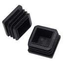 Plastic Square Blanking End Caps Tubing Tube Inserts 30mm x 30mm 4 Pcs L7Y4