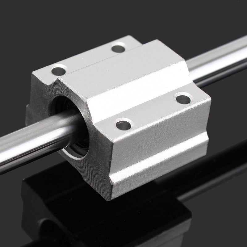 8mm Shaft Optical Linear Rail 300/400/600mm Length  SCS8UU/SK8 Guide Support CNC Set