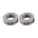 2 Pcs 15 x 28 x 9mm 51102 Single Direction Thrust Ball Bearings A3K4