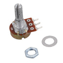 10 Pcs 2K Ohm B2K 3 Terminals Single Linear Rotary Taper Potentiometer J9B4