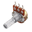 10 Pcs 2K Ohm B2K 3 Terminals Single Linear Rotary Taper Potentiometer J9B4