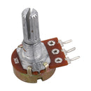 10 Pcs 2K Ohm B2K 3 Terminals Single Linear Rotary Taper Potentiometer J9B4