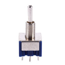 2Pcs AC 6A 125V DPDT 3 Position ON-OFF-ON Power Control Toggle Switch V7W2