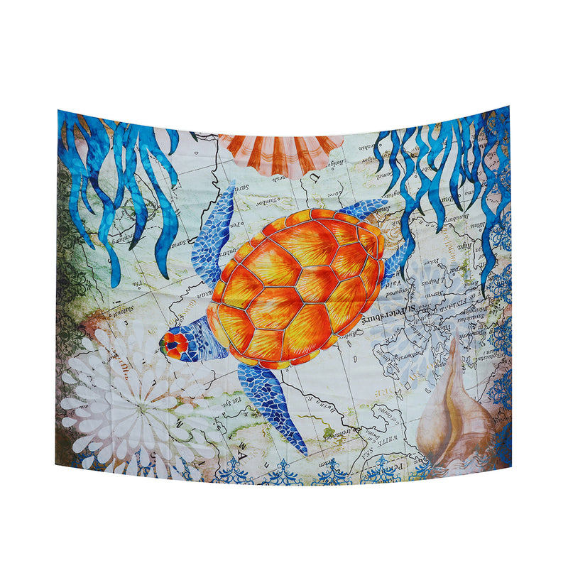 Sea Turtle Hanging Wall Tapestry Home Decorative Tapete Bedroom Blanket Table Cloth Yoga Mat