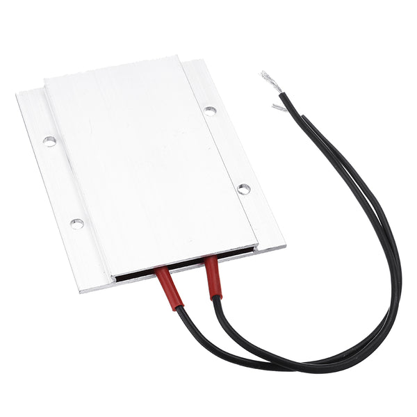 AC220V 60W 60 Degrees 77x62x6mm Insulated Ceramic PTC Element Heating Plate Liquid Aluminum Shell Heater