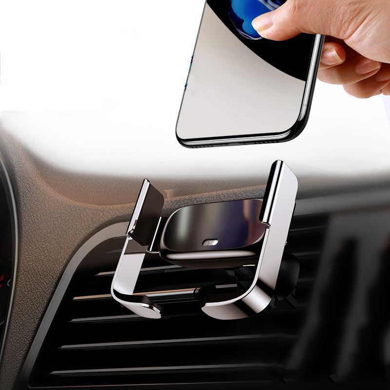 Baseus Anti-power Off Infrared Sensor Automatic Lock Electric Air Vent Car Phone Holder For 4.7-6.5 Inch Smart Phone