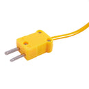 80mm x 3mm Probe K Type 0-500C Temperature Range Coiled Thermocouple 1M