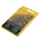 13 in 1 Straight Shank 1mm to 6.5mm Twist Drill Bits Set U9H8