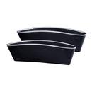 2Pcs ABS Car Seat Crevice Storage Organizer Caddy Catcher Box Seat Slit Pocket