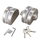 Entry Gate 10-12mm Glass Swing Push Sliding Door Lock with Keys N3G3