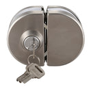 Entry Gate 10-12mm Glass Swing Push Sliding Door Lock with Keys N3G3